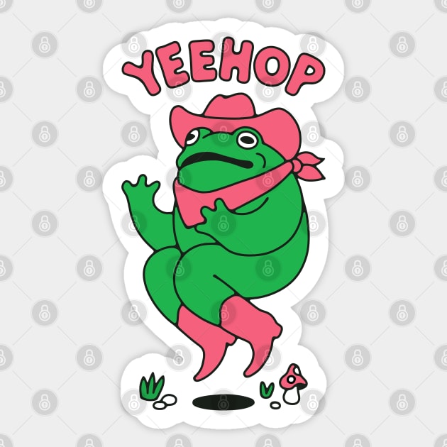 YEEHOP Frog Sticker by obinsun